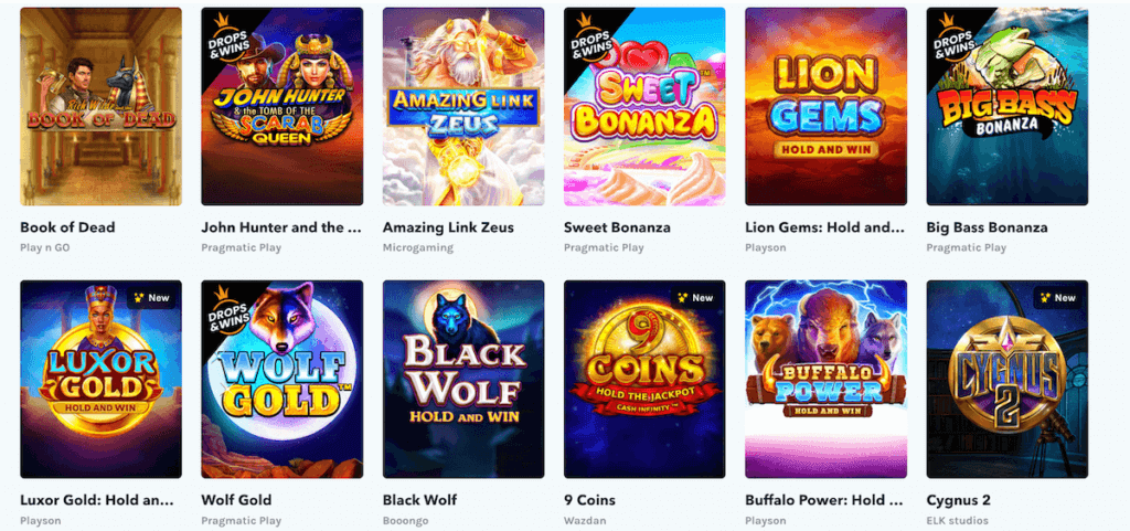 Pokies at LuckyDays Casino