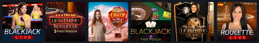 Live game shows at Bitwin casino