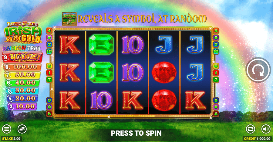 Luck O’ The Irish Go For Gold pokie game