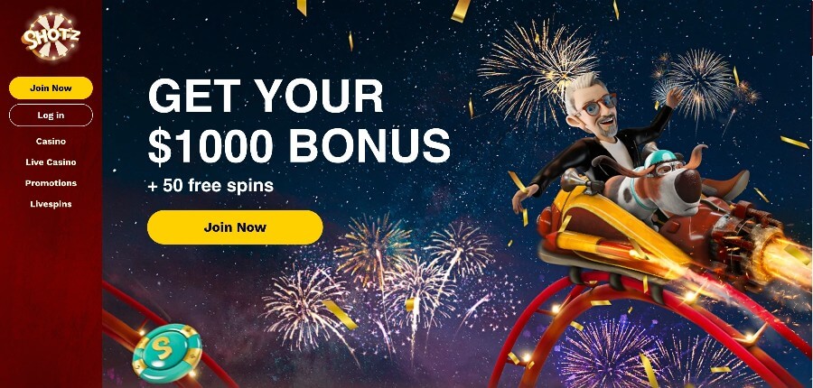 Shotz Casino Welcome Offer