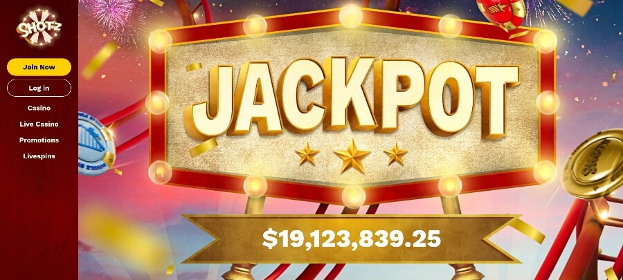 Shotz Casino Jackpot