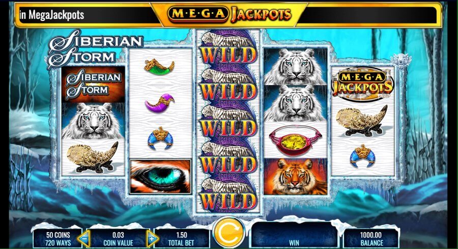 Siberian Megajackpots pokie for NZ players