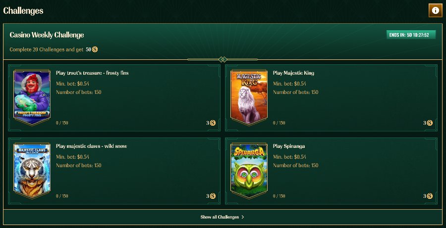 Spybet NZ challenges