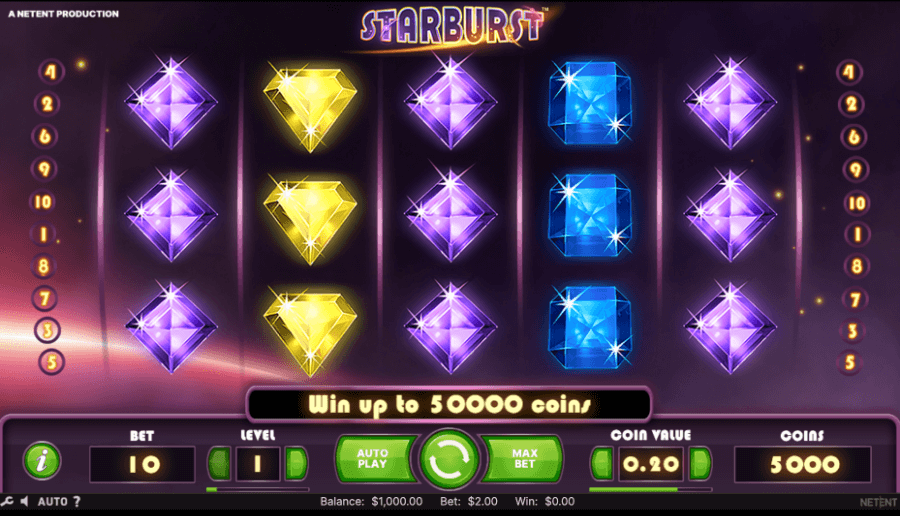 Starburst pokie for NZ players