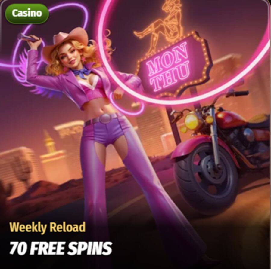 WestAce NZ free spins reload promo