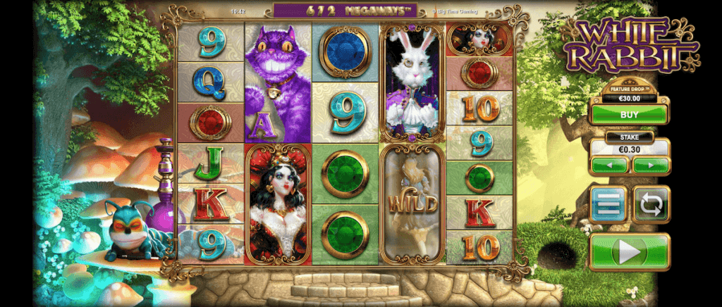 White Rabbit Megaways Pokie Game by Big Time Gaming for NZ players