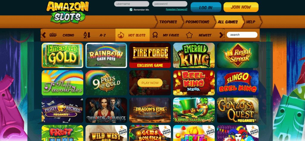 amazonslots nz new casino