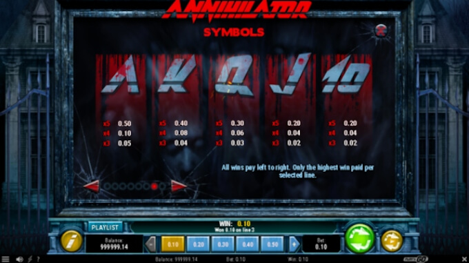 Annihilator slot review Annihilator slot payouts