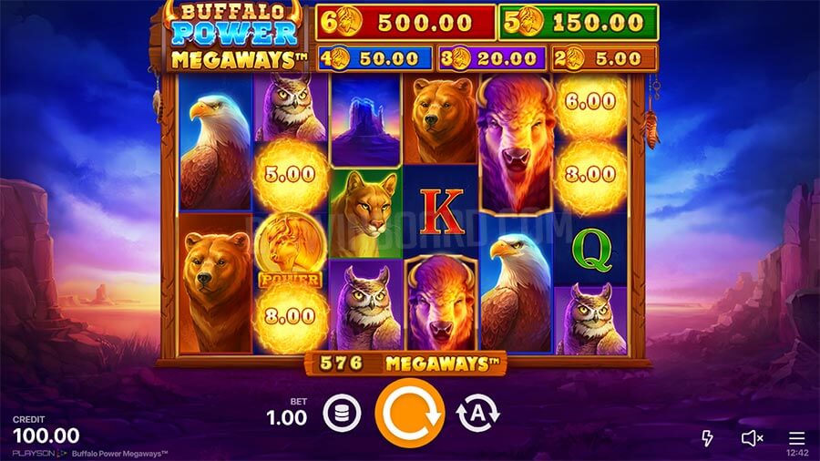 buffalo powers megaways nz casino online slot megaways