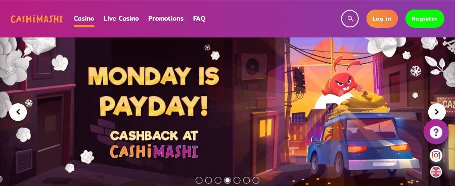 Cashback bonus Cashimashi