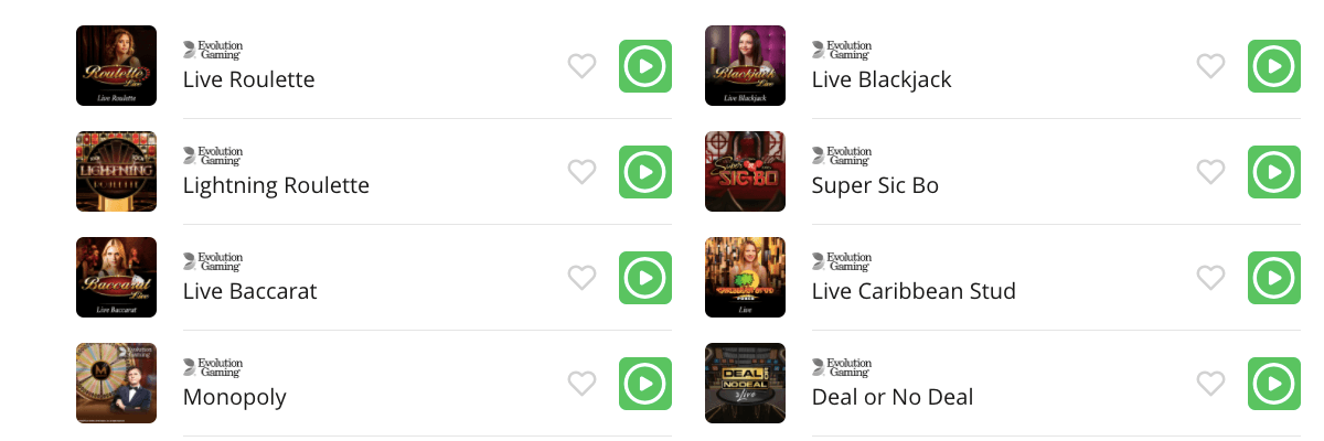 Join CasiGo CasiGo Live Casino