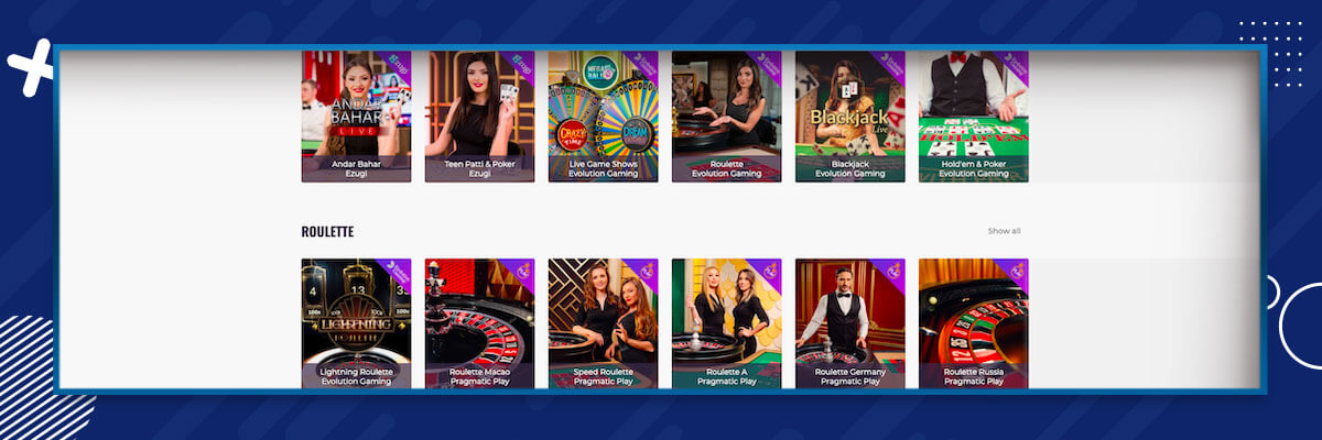 Try CasinoDays CasinoDays Live Casino