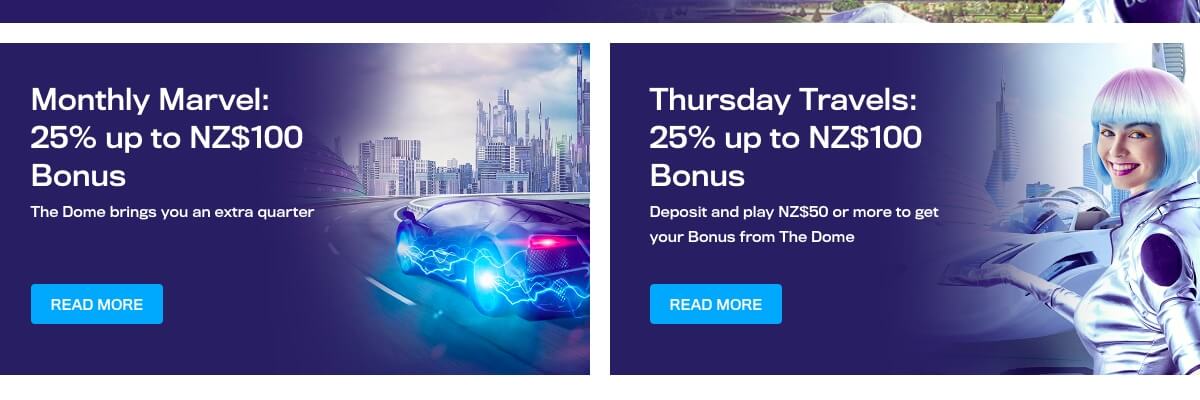 Try Casino Dome! Casino Dome promotions