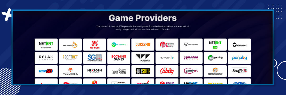 Play with Casino Friday! Casino Friday game providers!