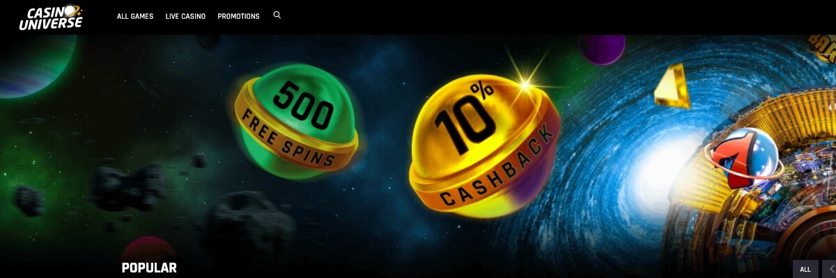 Play Casino Universe Casino Universe NZ