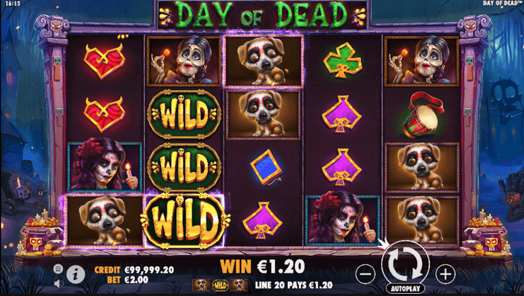 day of dead pokie nz