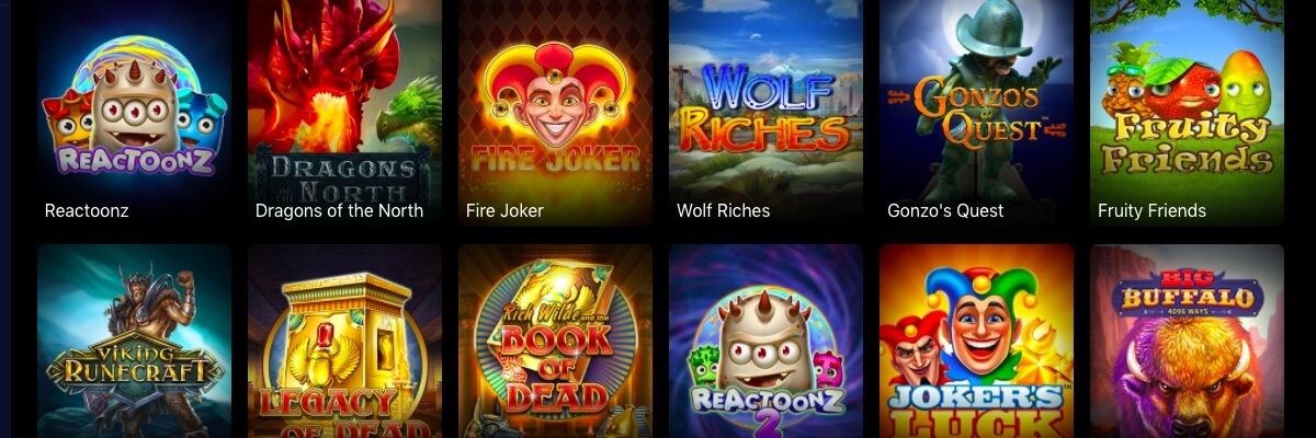 Griffon Casino games 