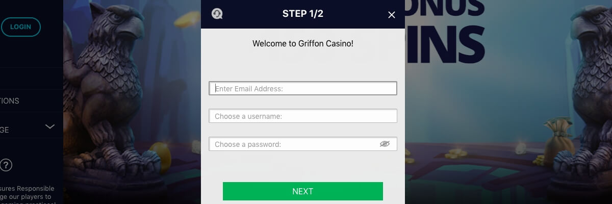 Register with Griffon Casino Griffon registration