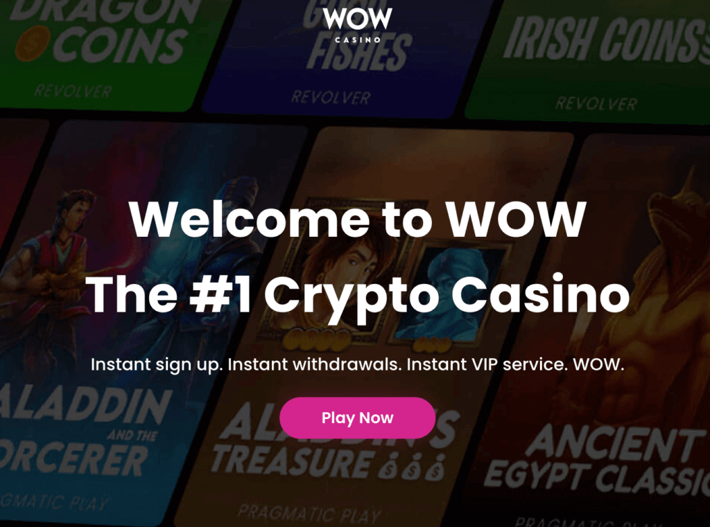 WOW Casino Welcome Offer New Zealand