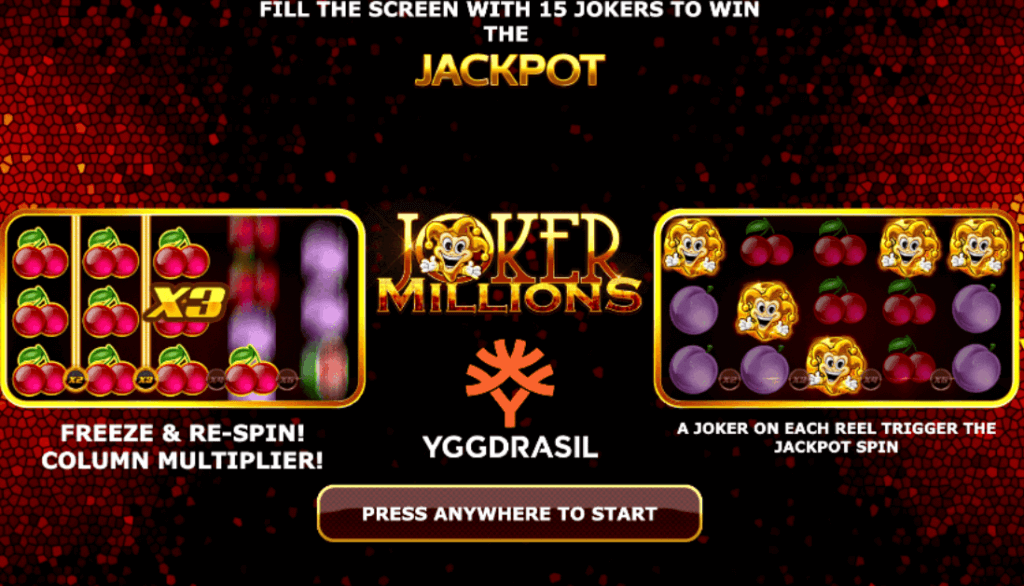 Joker Millions Slot review NZ Casino