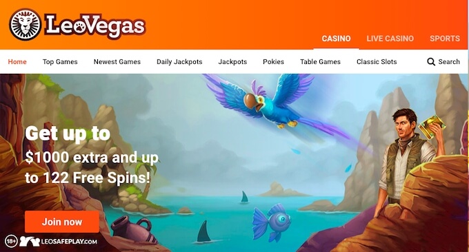LeoVegas nz review LeoVegas casino bonus