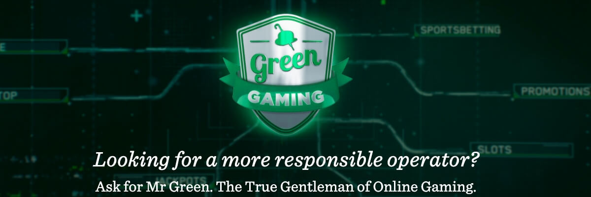 Discover Mr. Green's Green Gaming! Green gaming