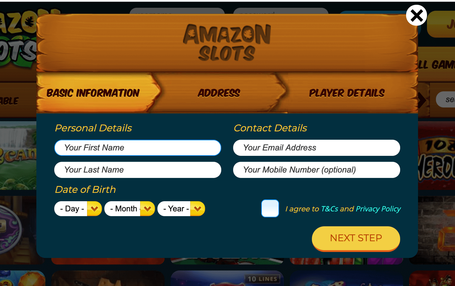 details sign up amazon slots details sign up amazon slots