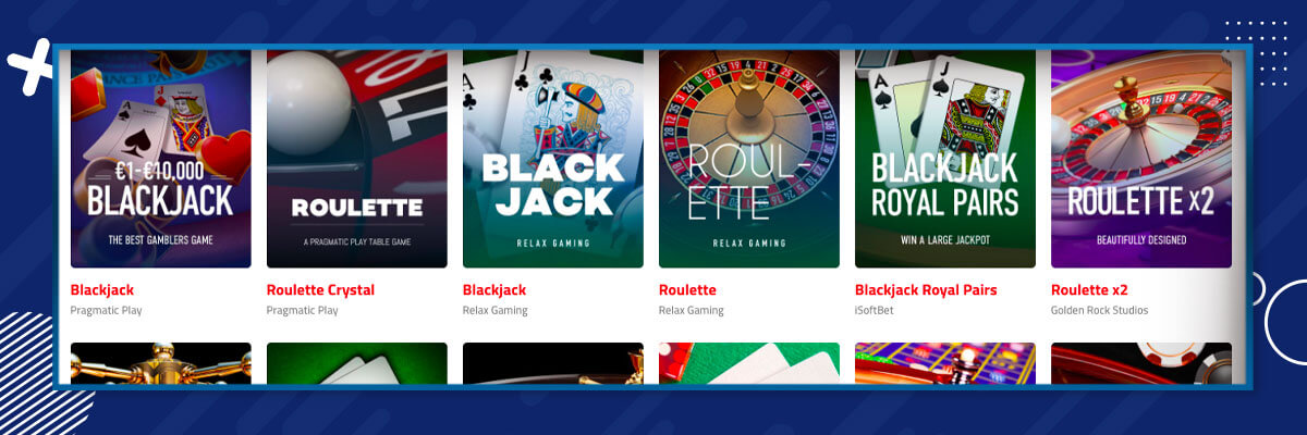 PLay with Ultracasino! Ultracasino table games